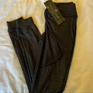Celestial Bodiez / Large / black with cheetah print/ joggers
